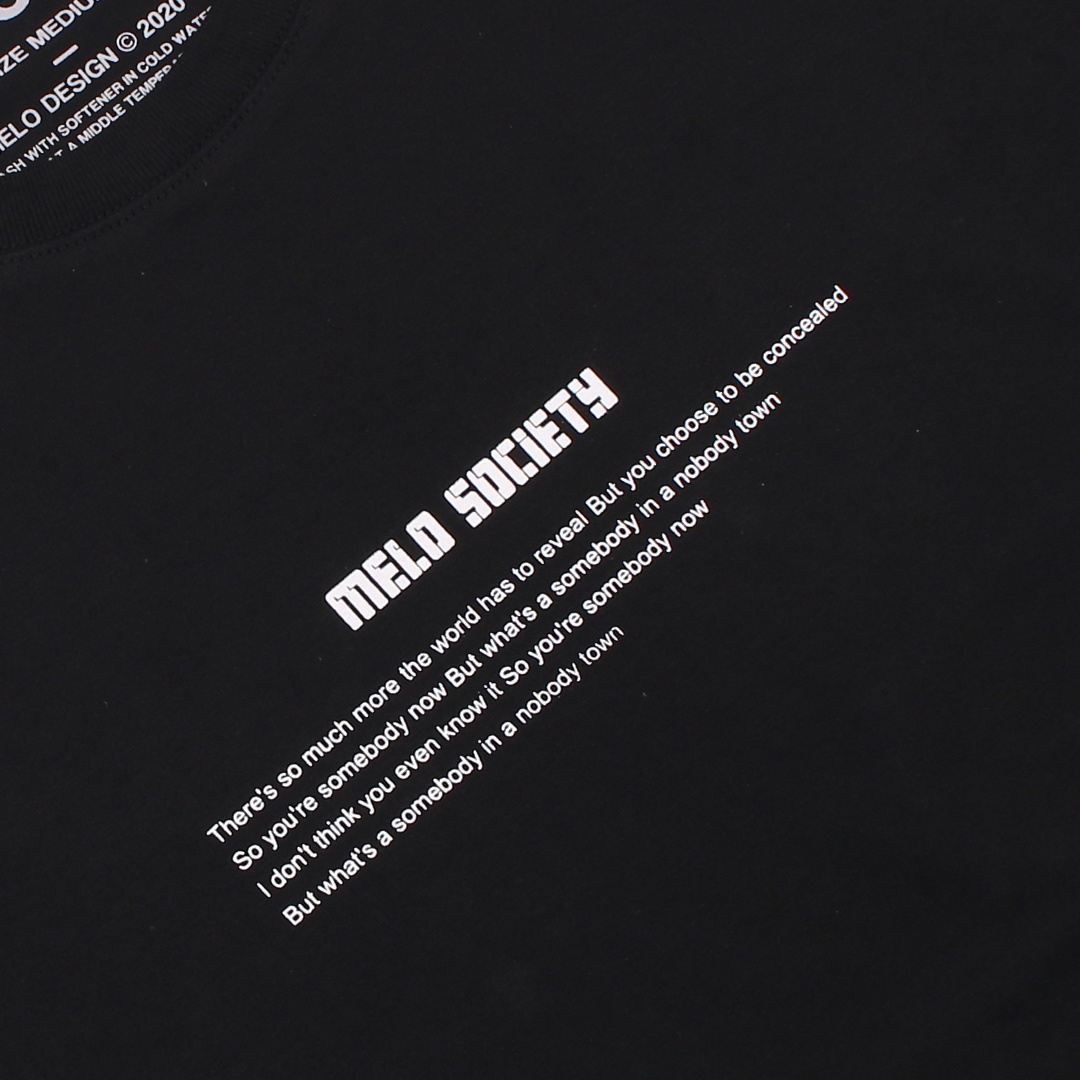 Melo T-Shirt “Society” Black – Melo.co.id