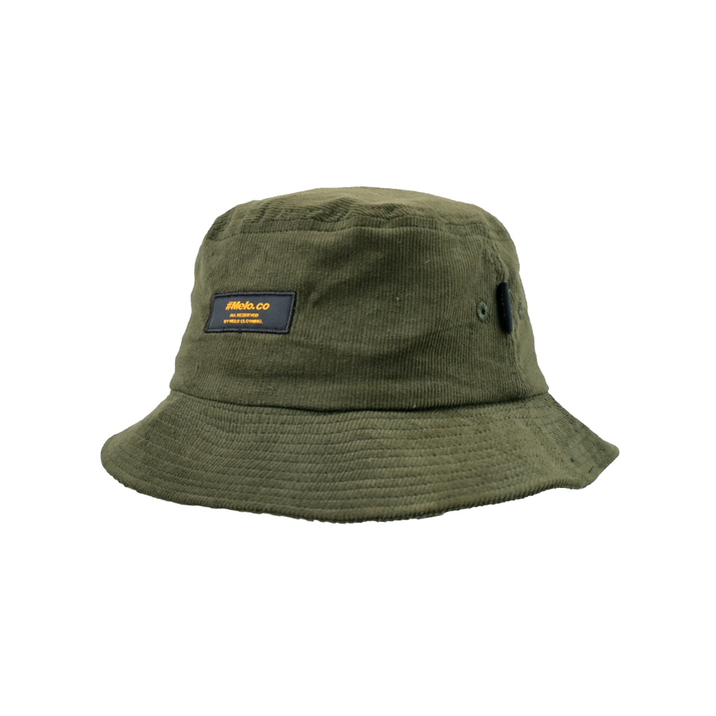 Melo Bucket Hat “Fredd” Army – Melo.co.id